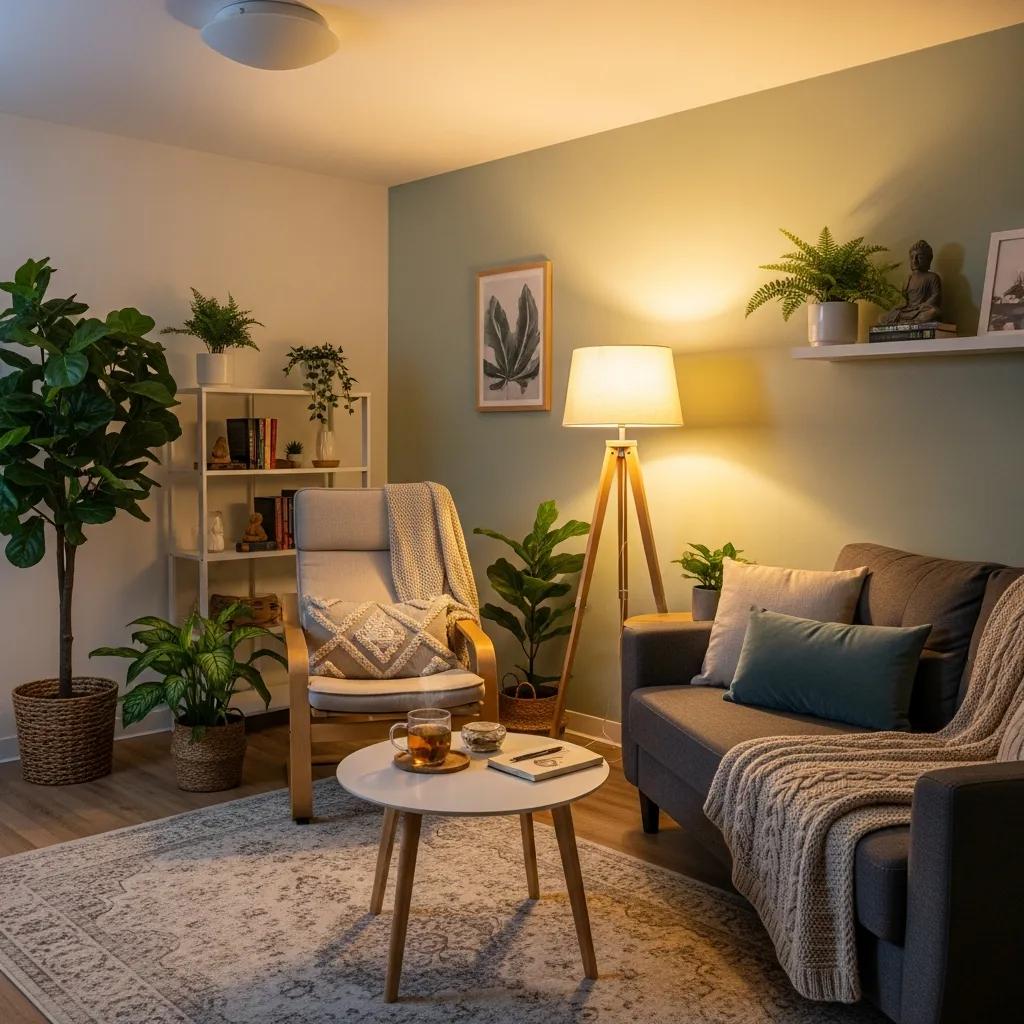 Welcoming therapy room representing comprehensive psychotherapy services